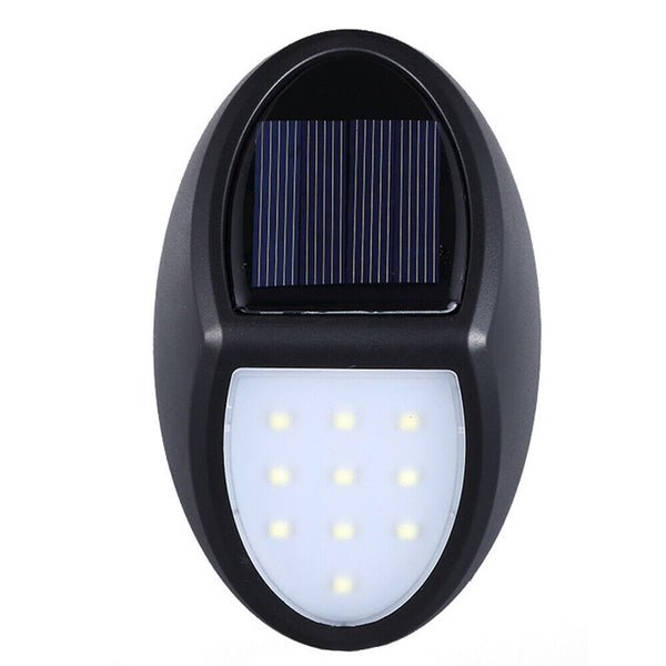 10 LED Solar Power Waterproof Lamp Wall Mounted Light Outdoor Fence Garden