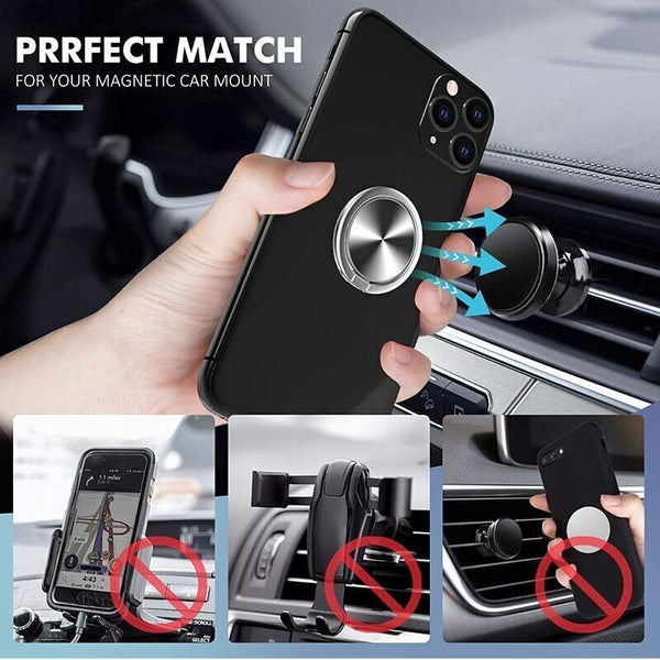 iRing Phone Ring Holder Grip Stand Magnetic Car Mount for Smartphones