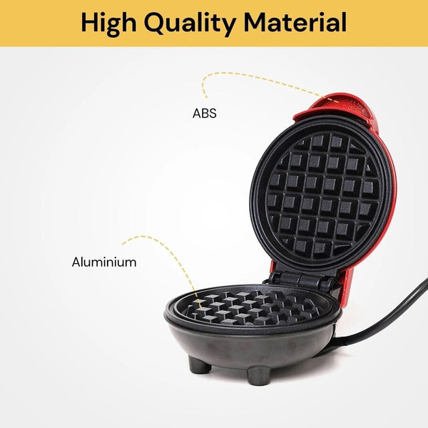 Mini Waffle Maker Non Stick Baking Pan Pancake Heating Breakfast Making Machine