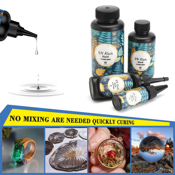 Hard UV Resin Glue Crystal Clear DIY Jewelry Casting Resin