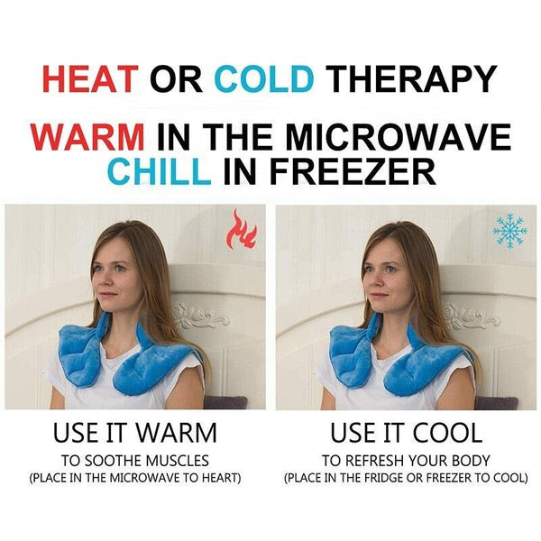 Microwavable Heated Neck Shoulder Back Warmer Heating Pad Machine Washable