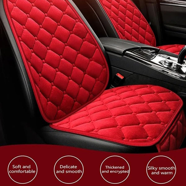 Winter Plush Car Seat Cushion Soft Warm Front Seat Cover Universal Fit