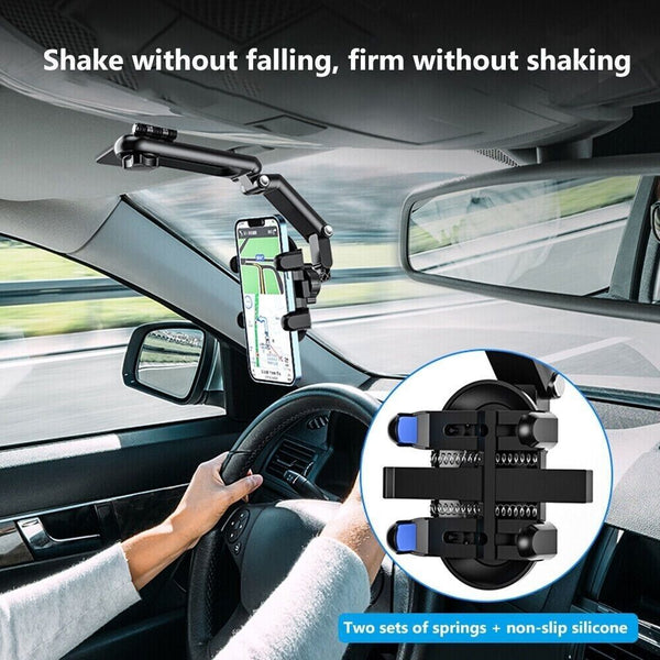 Foldable Car Phone Holder Windscreen Dashboard Suction Mount Stand For Universal