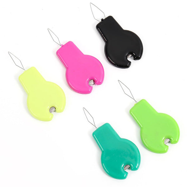 20X Simple DIY Needle Threader Threading Hand Threading With Cutting Edge Tools