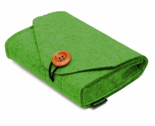 1PC New Felt Power Storage Bag For Mobile Phone Data Cable Travel Bag Pouch