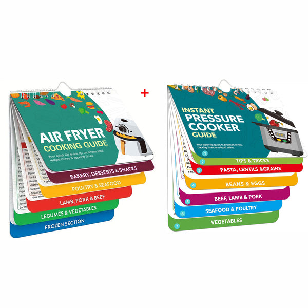 Air Fryer Magnetic Cheat Magnets Cooking Guide Booklet Air Fryer Cheat Sheet