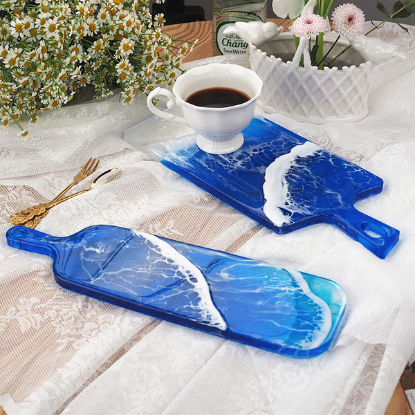 Coaster Resin Casting Mold Silicone Jewelry Agate Making Epoxy Mould Tool Craft