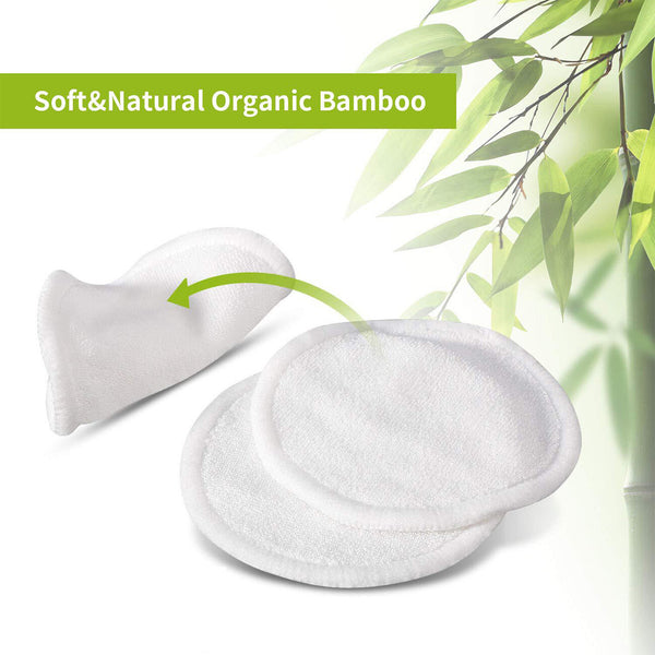 32pcs Reusable Makeup Remover Pads with Laundry Bag | Bamboo Cotton Rounds for Face Cleansing