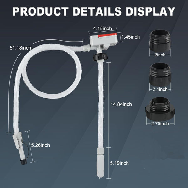 Portable Battery Powered Fuel Transfer Pump Auto Stop Liquid Transfer Pump Diesel Petrol