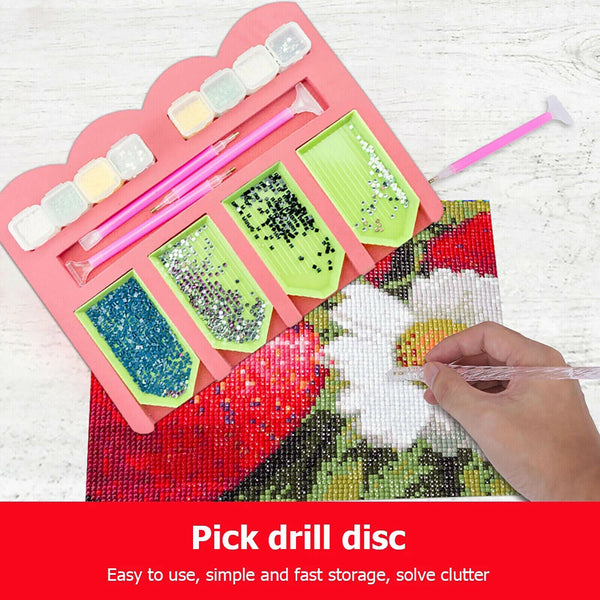 5D Diamond Painting Tools Box Diamond Accessories Tray Art Craft Pen Rhinestones