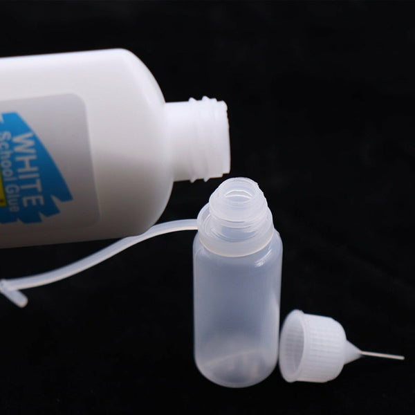 50PCS 30ml Needle Tip Applicator Bottle Clear Glue Dropper Dispenser Bottle Tool