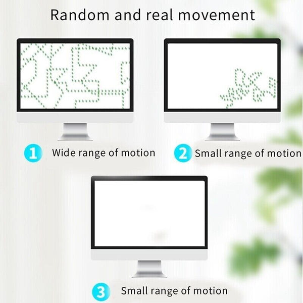 2X Mouse Jiggler Undetectable Mini USB Mouse Movement Mover for Computer Laptop