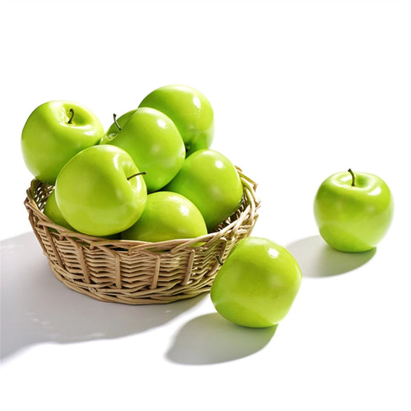 10/20x Artificial Green Apple Apples Fake Fruit Home Party Wedding Shop Decor AU