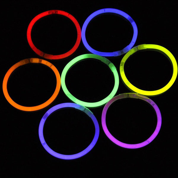 100-1000 Mixed Colour Glow Sticks Bracelets Party Glow In the Dark Glowsticks AU