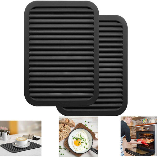 1/2PCS Heat Insulation Hot Pot Mat Table Pad Large Trivet Set Pan Stand Non Slip