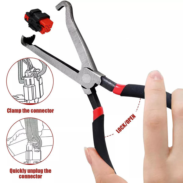 2PCS 8 Inch Electrical Disconnect Pliers Automotive Connector Removal Tool