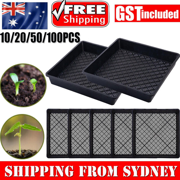 Seedling Tray Fine Hole Plant Propagation Seedling Hydroponic 42x42x5.5cm