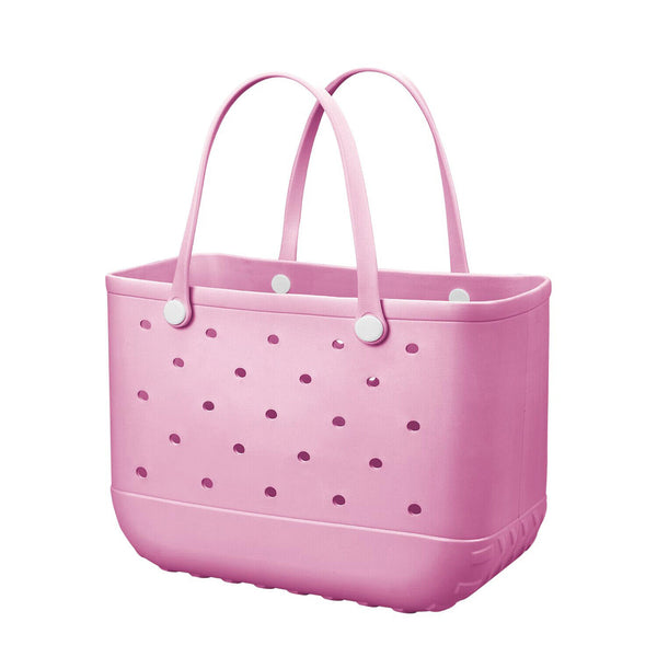 EVA Beach Bag Rubber Tote Bag Beach Storage Handbag Waterproof Travel Bag AU