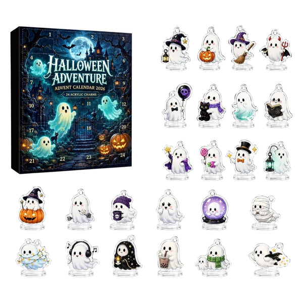 Halloween Advent Calendar 24 Days Horror Figures Countdown Toys Gift Set 2026