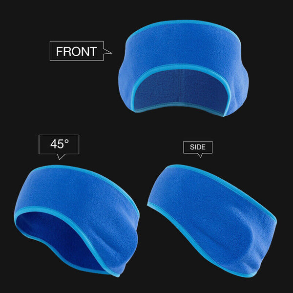 Outdoor Winter Fleece Ear Warmer – Sports Headband & Earmuff