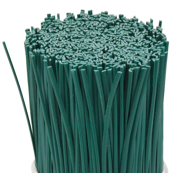 100-2000 Green Twist Tie Plastic Cable Cord Ties Reusable Packaging Plants Wire
