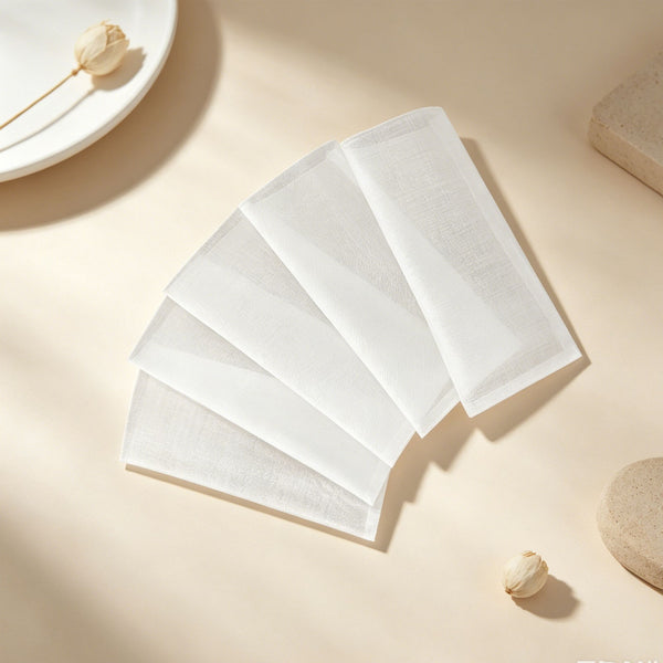 50/100PCS Nylon Tea Filter Bags Disposable Drawstring Tea Spice Herb Infuser Bags