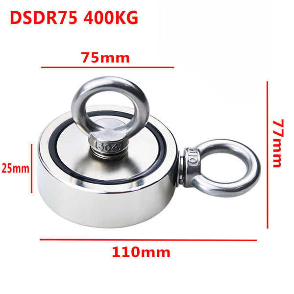 Neodymium Salvage Hook Magnet Fishing Hunting Detector Treasure