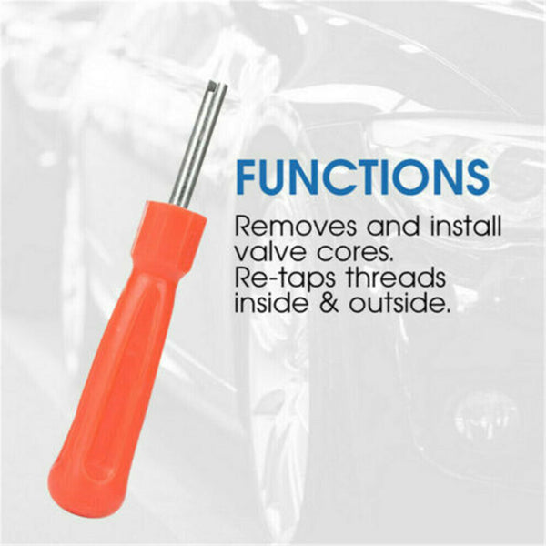 43PCS Car Tyre Valve Repair Tool Kit Valve Core Remover Stem Puller Installer Set