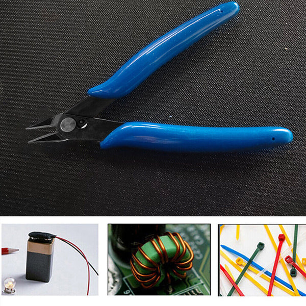 Flush Side Cutters Precision Shear Wire Snips Diagonal Pliers Mini Cable Cutters