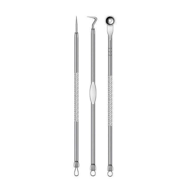3x Blackhead Remover Tool Black Spots Needles Pore Cleanser Extractor Tool AUS