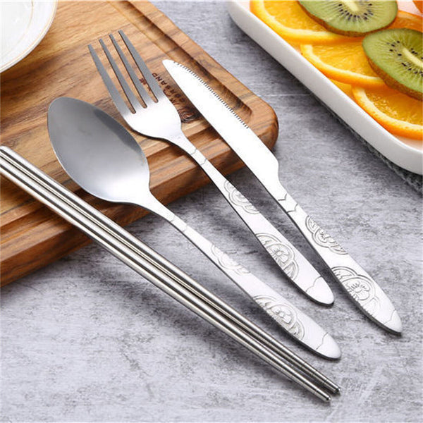 Heavy Duty Stainless Steel Flatware Utensils Cutlery Set for Gift