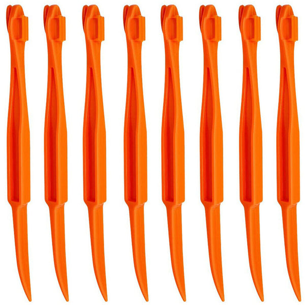8Pcs Kitchen Tool Slicer Opener Fruit Peelers Cutter Orange Skin Remover Citrus