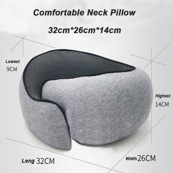 Portable U Shaped Pillow Travel Neck Pillow Breathable Office Neck Head Support