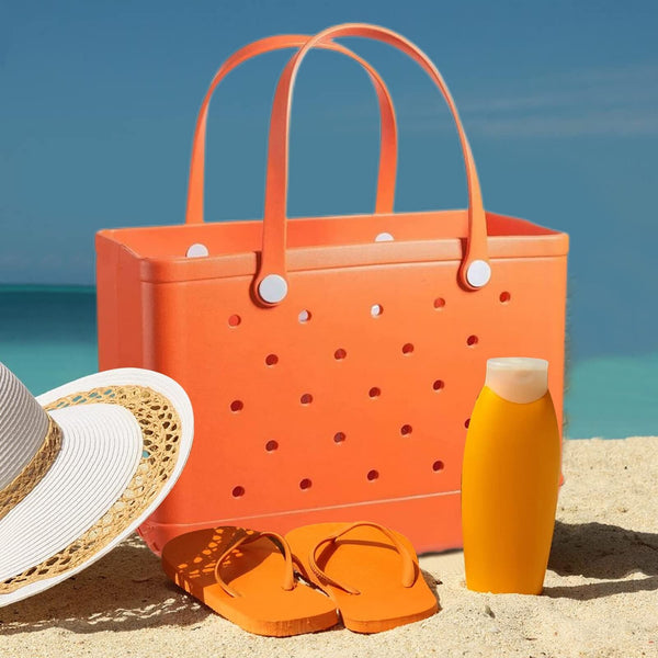 EVA Beach Bag Rubber Tote Bag Beach Storage Handbag Waterproof Travel Bag AU