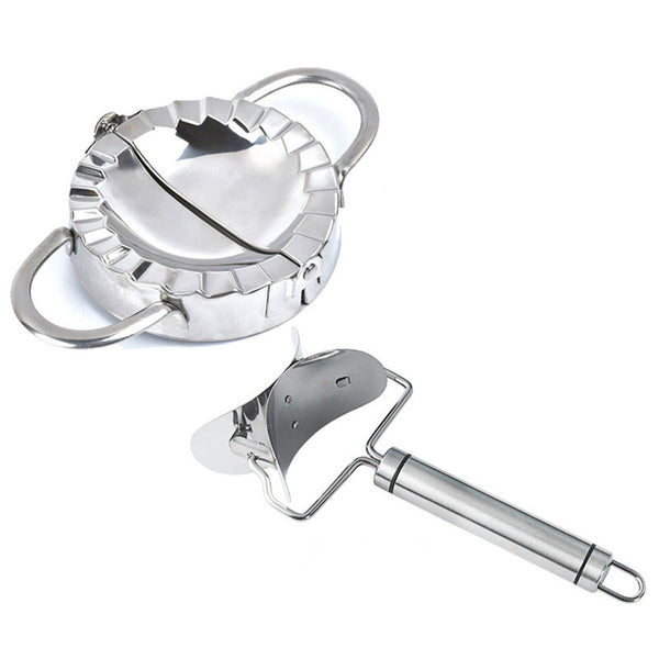 Dumpling Making Mould Three-Piece Kit 304 Stainless Steel Multifunction Tool Set