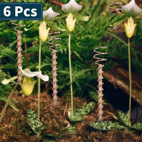 Electroculture Garden Copper Coils Plant Support Stake for Vegetables