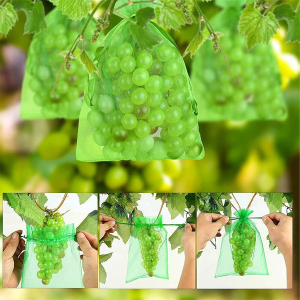 Fruit Net Bags Agriculture Garden Vegetable Protection Mesh Insect Proof