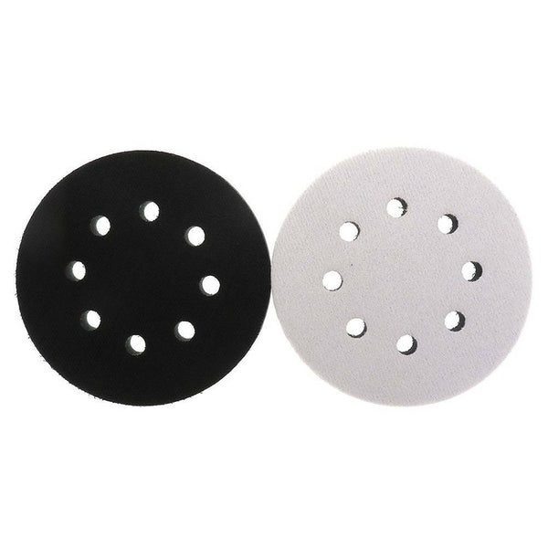 2PCS 8-Hole Soft Sponge Interface Pad for Sanding Pads and Hook 5 Inch(125MM) AU