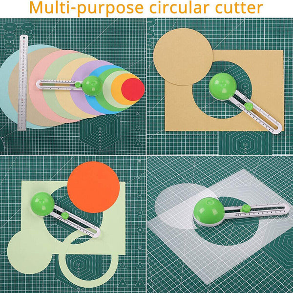 Round Cutter Knife Rotary Circle Cutter Circular Paper Cutter Cut Circle Paper