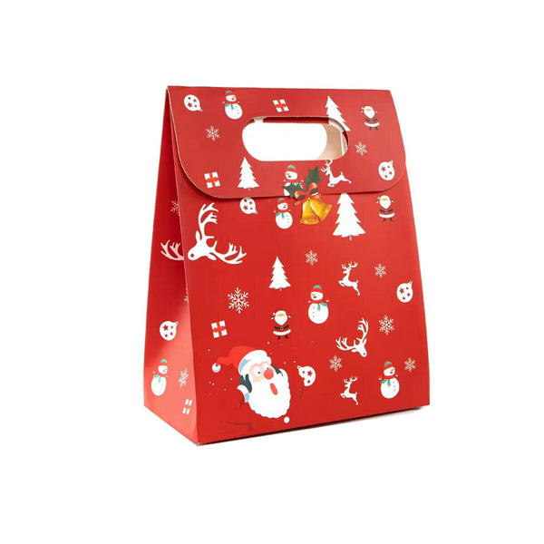 50PCS Christmas Candy Biscuit Packaging Box Small Gift Bag for Baking Hand Treat