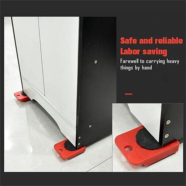 10PCS Heavy Furniture Moving Lifter Roller Move Tool Set Wheel Mover Sliders Kit