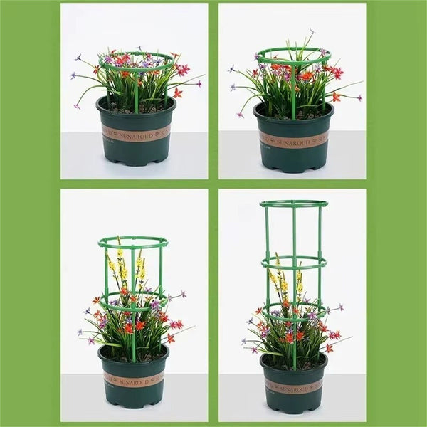 Plant Stake for Plant Support Ring Plant Cage Holder Flower Pot Climbing Trellis