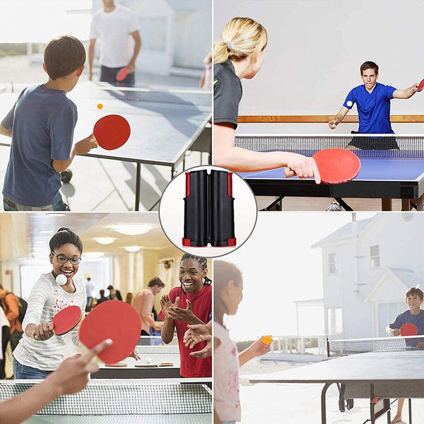 Portable Table Tennis Net Telescopic Thickened Mesh Rack Outdoor Sub-net Cloth