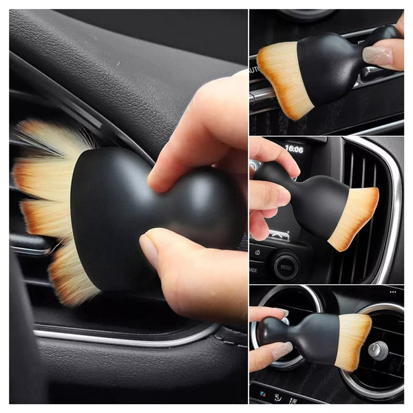 4PCS Car Detailing Brush Set Soft Bristle Interior Cleaning Brushes