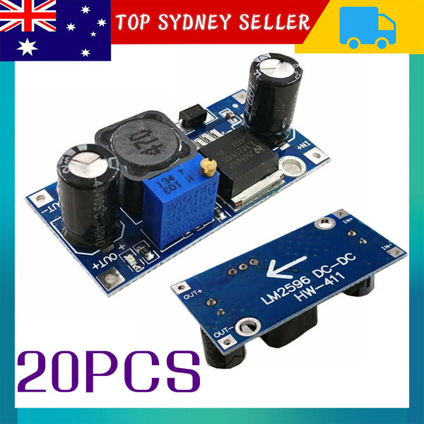 20X LM2596 DC-DC Adjustable Voltage Step Down Buck Converter Module Power Supply