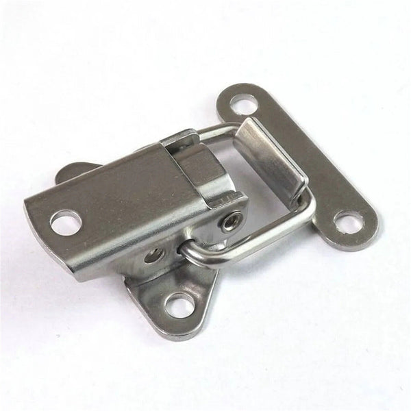 4 X Stainless Steel Clasp Case Clip Loop Suitcase Box Trunk Latch Lock Guitar AU