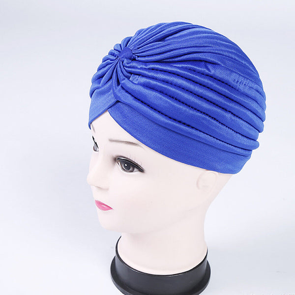 Ladies Women Stretch Bandana Headcover Head Hat Cap Wrap Beanie Chemo Turban AU