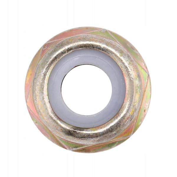10Pcs M10x1.25 Left Hand Thread Locking Nut For Strimmer Brush Cutter Trimmer