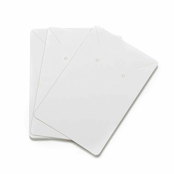 300PCS Jewellery Cardboard Display Cards Necklace Stud Earring Brown White Black