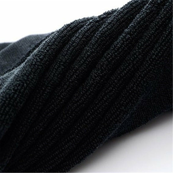 Microfiber Towel GYM Sport Footy Travel Camping Swimming Drying Microfibre Black